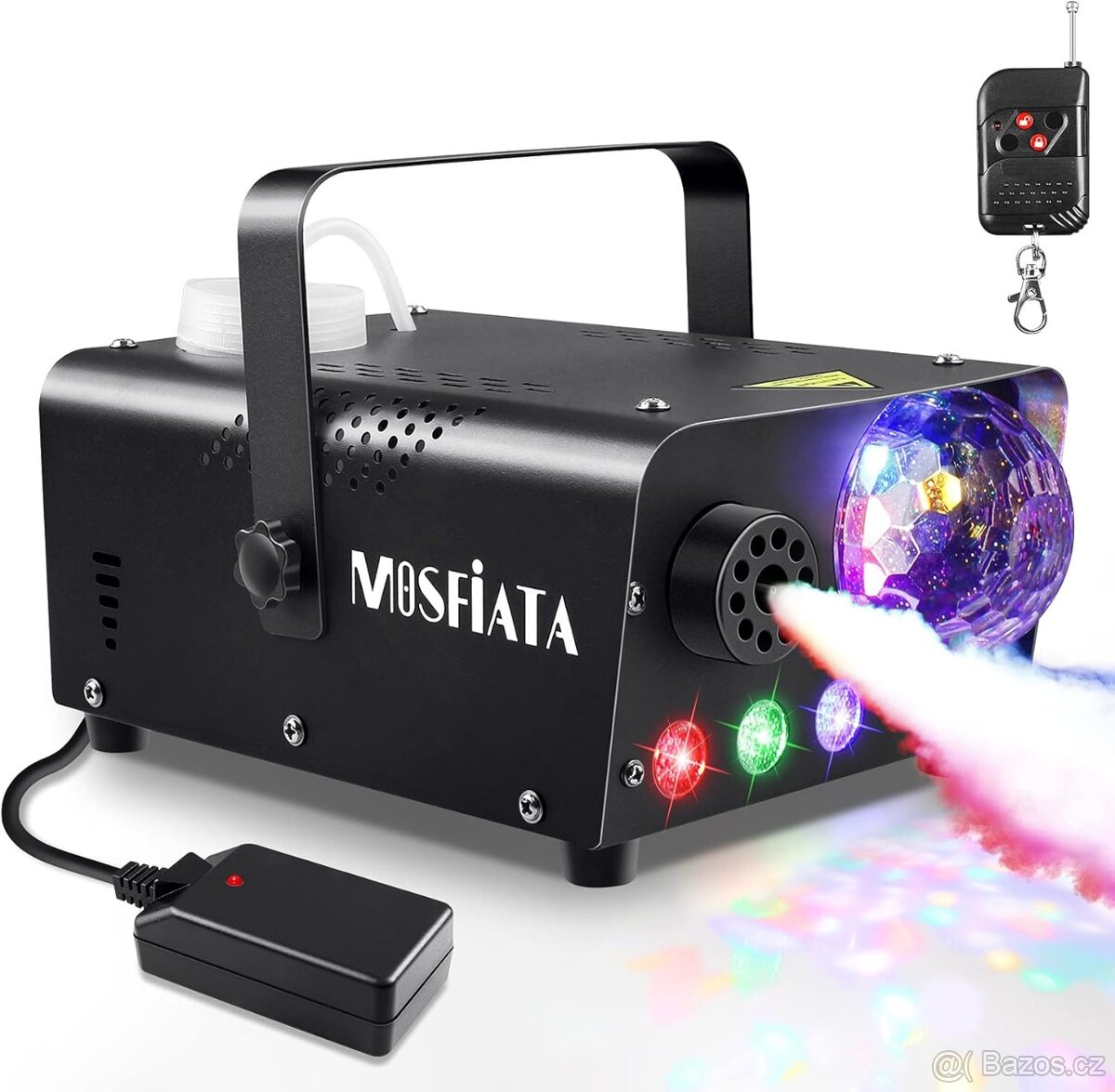 MOSFiATA 600W Smoke Machine RGB LED světla,