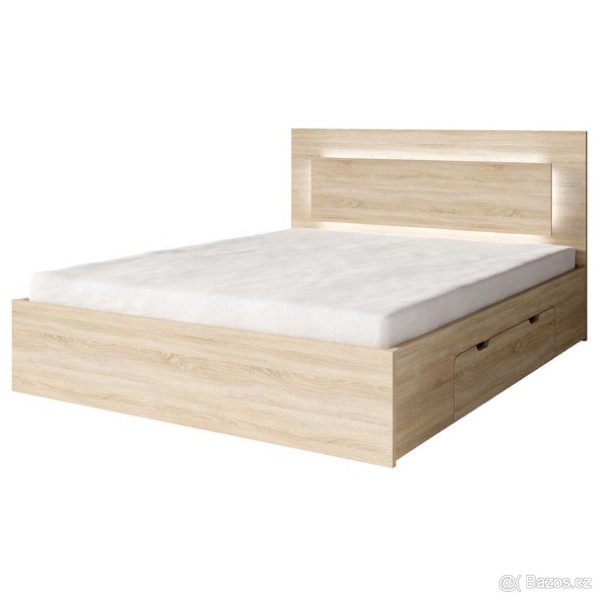 Manželská postel 160 cm i s matrací