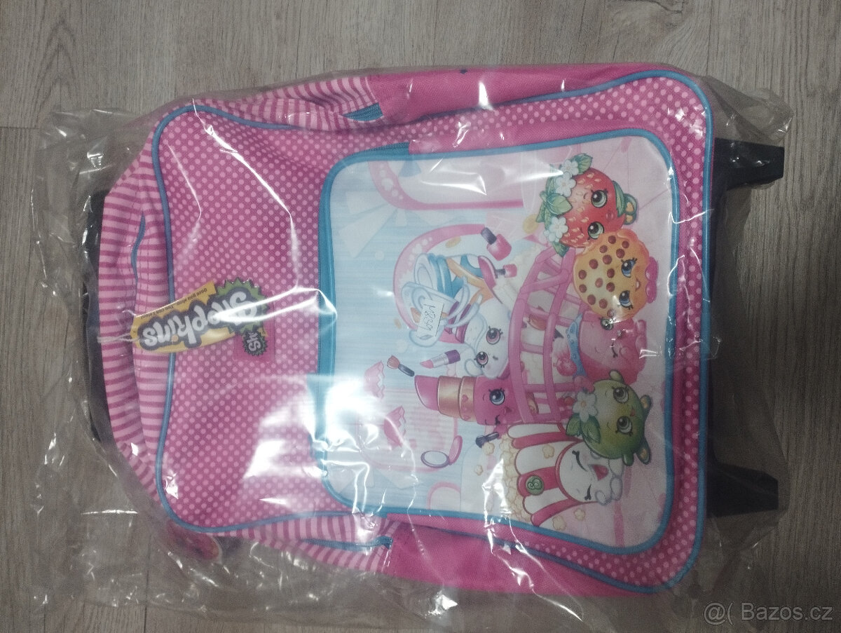 Dětský batoh kufr na kolečkách Shopkins