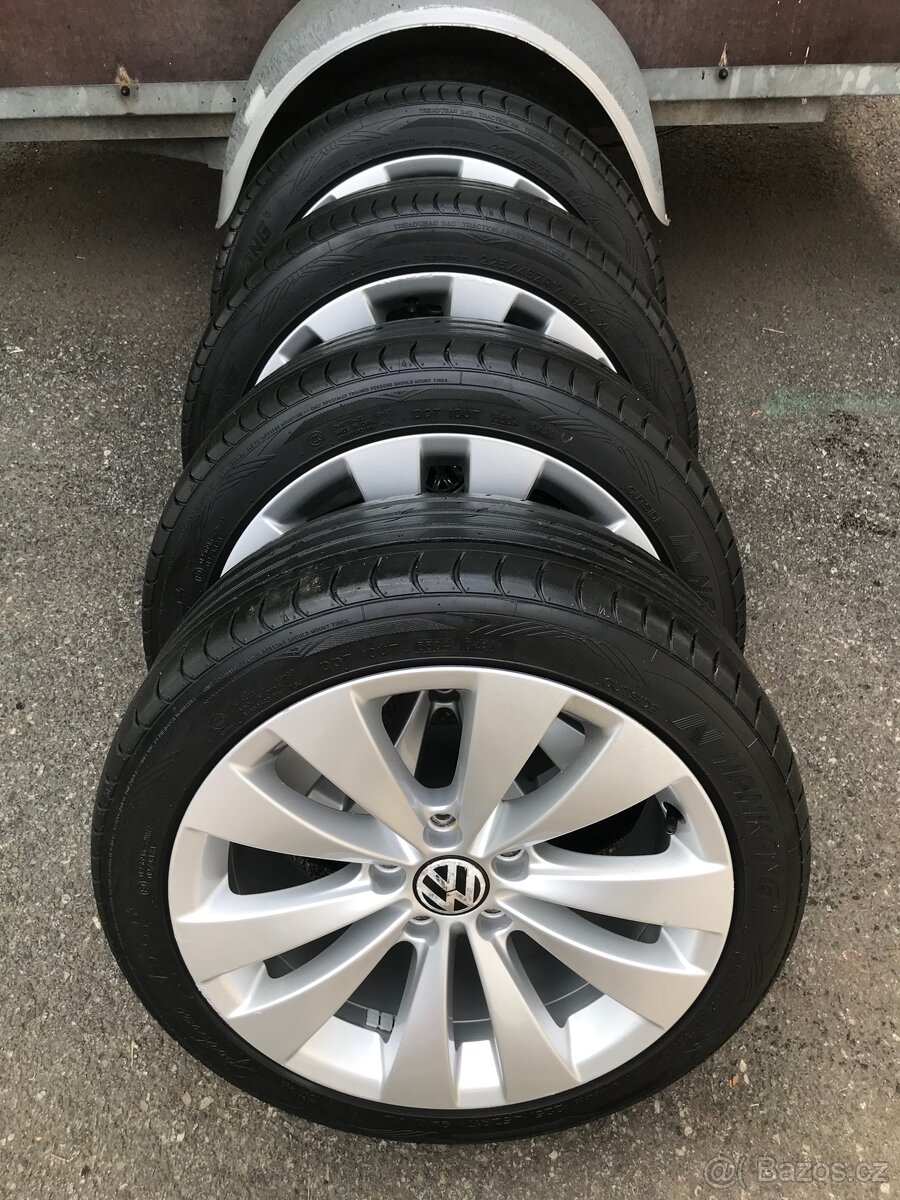 Alu kola original VW Passat CC B7 5x112 225/45 ZR17