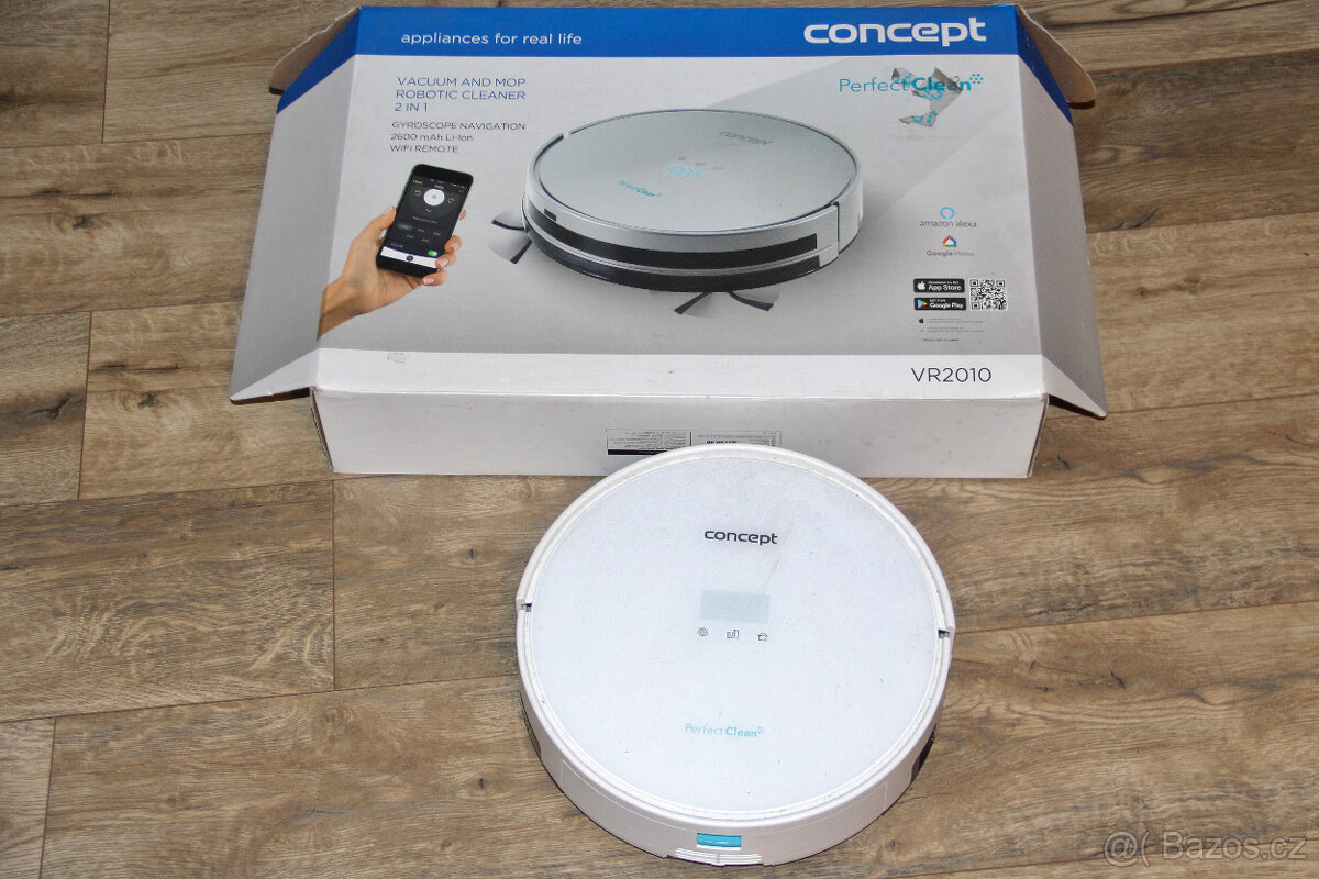 Robotický vysavač 2v1 Concept Perfect Clean VR2010