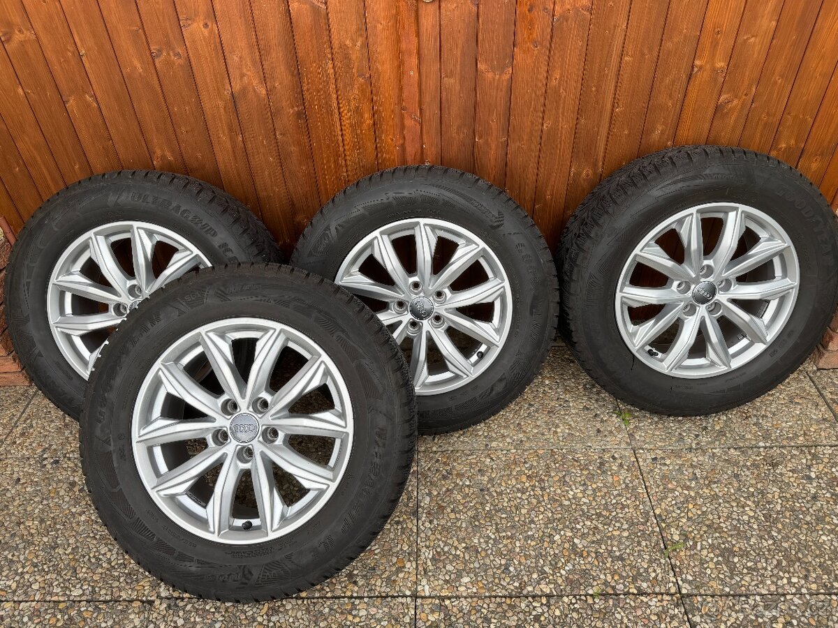 Audi 17” alu kola + zimní GoodYear 235/65 R17