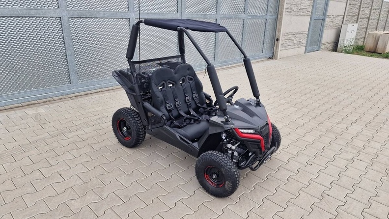 Buggy MiniRocket Cheetah 163ccm Mini 5-10let, Červ