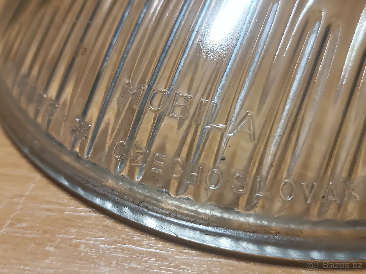sklo světlometu OGAR 350 MOBILA Made in Czechoslovakia