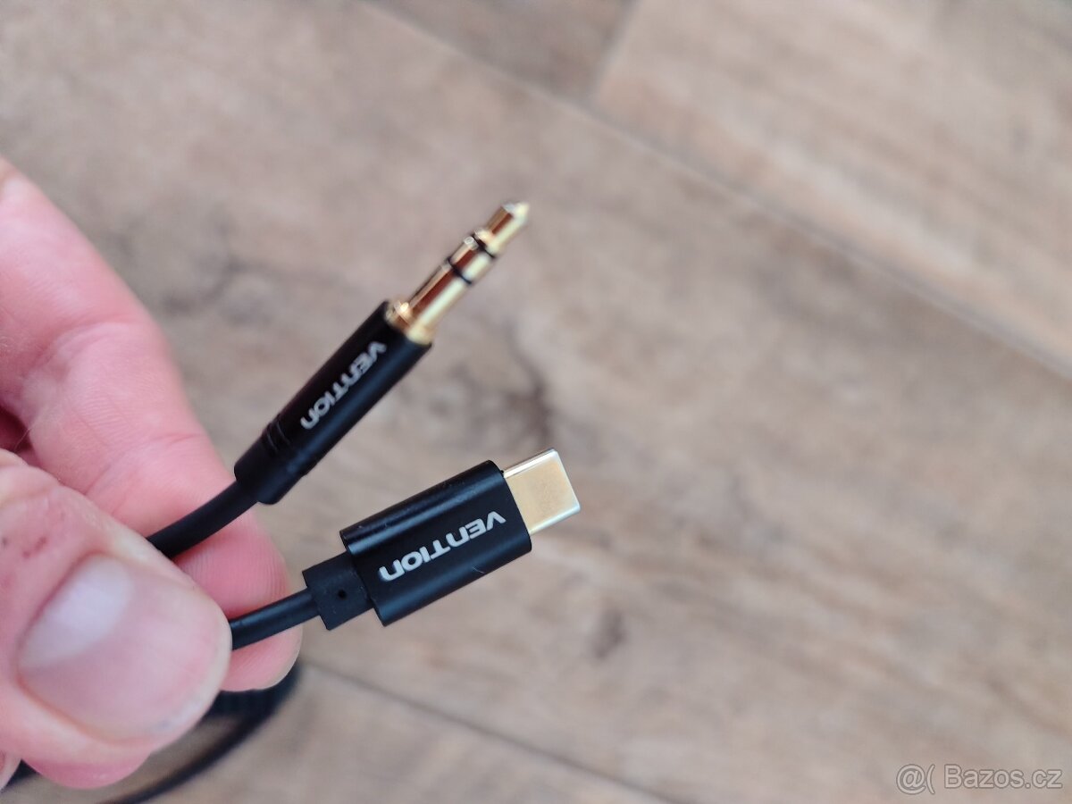 Vention Type-C (USB-C) to 3.5mm Male Spring Audio Cable 1m B