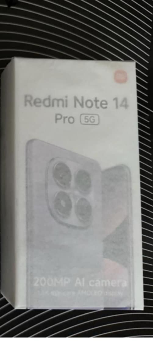 Xaomi redmi note 14 pro 5g 256 gb Black
