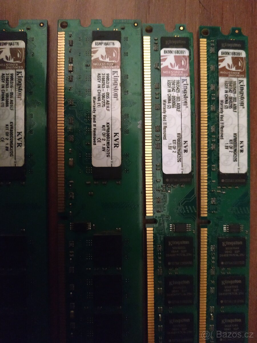 Paměť DDR2 4x1GB