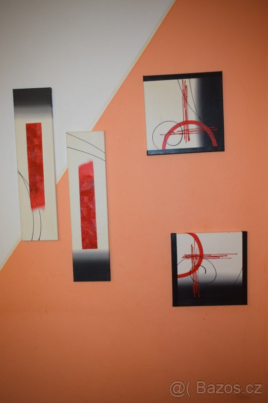 vyšívky v rámečku ,moderní obrázky