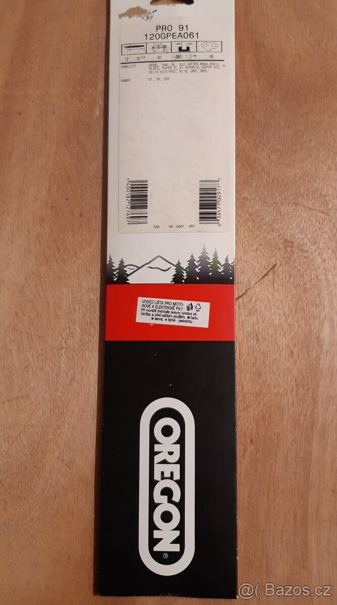 VODÍCÍ LIŠTA OREGON 30CM