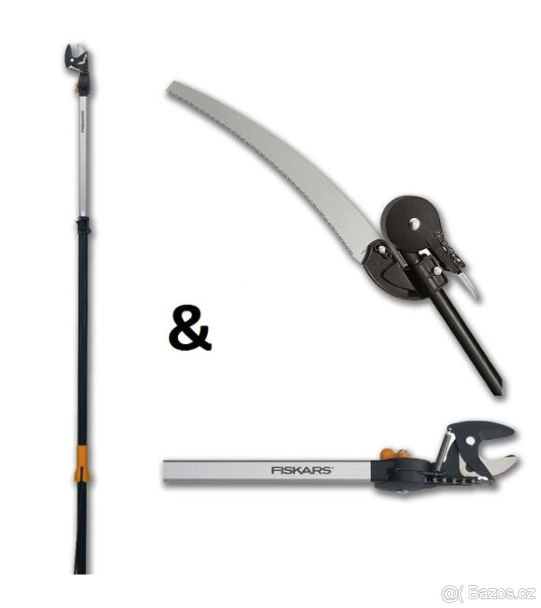 Fiskars teleskopické nůžky s pilkou