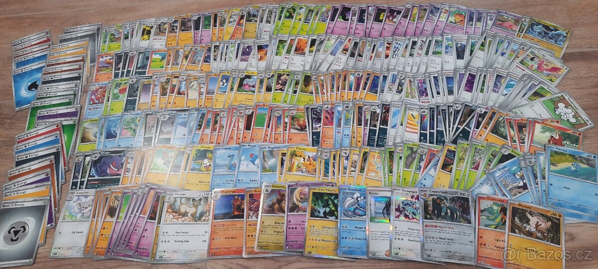 Pokémon karty mix 278 ks