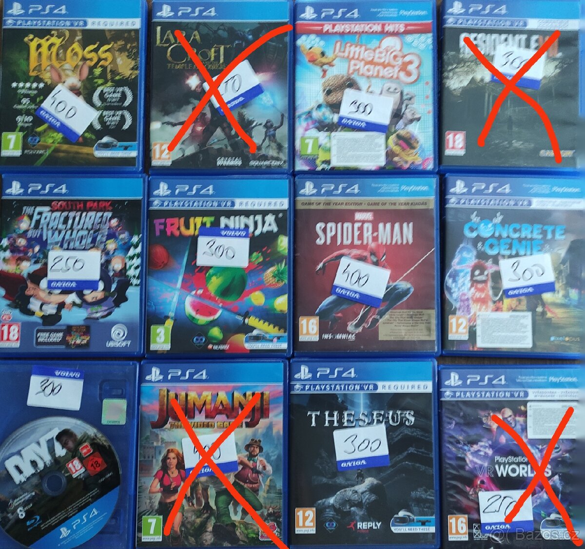PS4 hry vr games