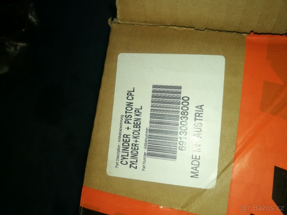 Válec + pist ktm rc8