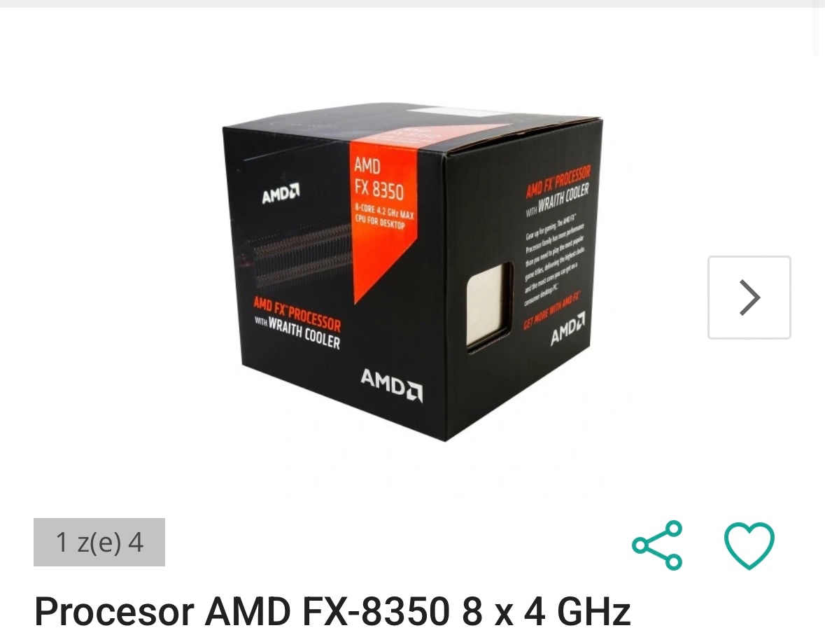 AMD FX-8350 osmjader 4,0 GHz