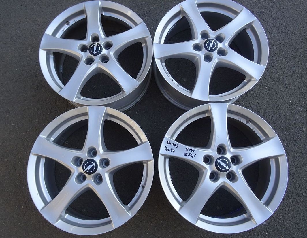 Alu disky na Opel 17", 5x105, šíře 7J, ET 40