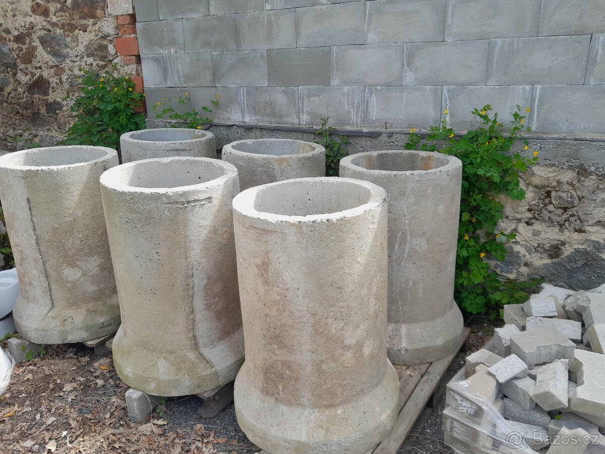 Prodám betonové trubky roury květináč
