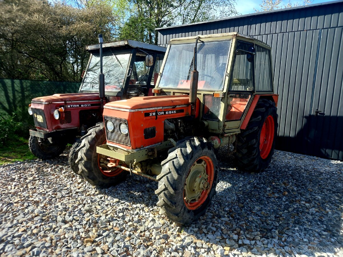 Zetor 6945, České tp, motor a hydraulika po Go