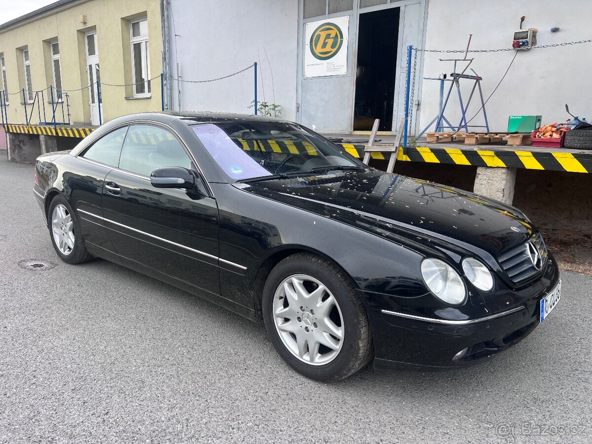 CL500, W215,5.0-225kw,Xenon,ŠÍBR,COMAND,Soft/Close,223 000km