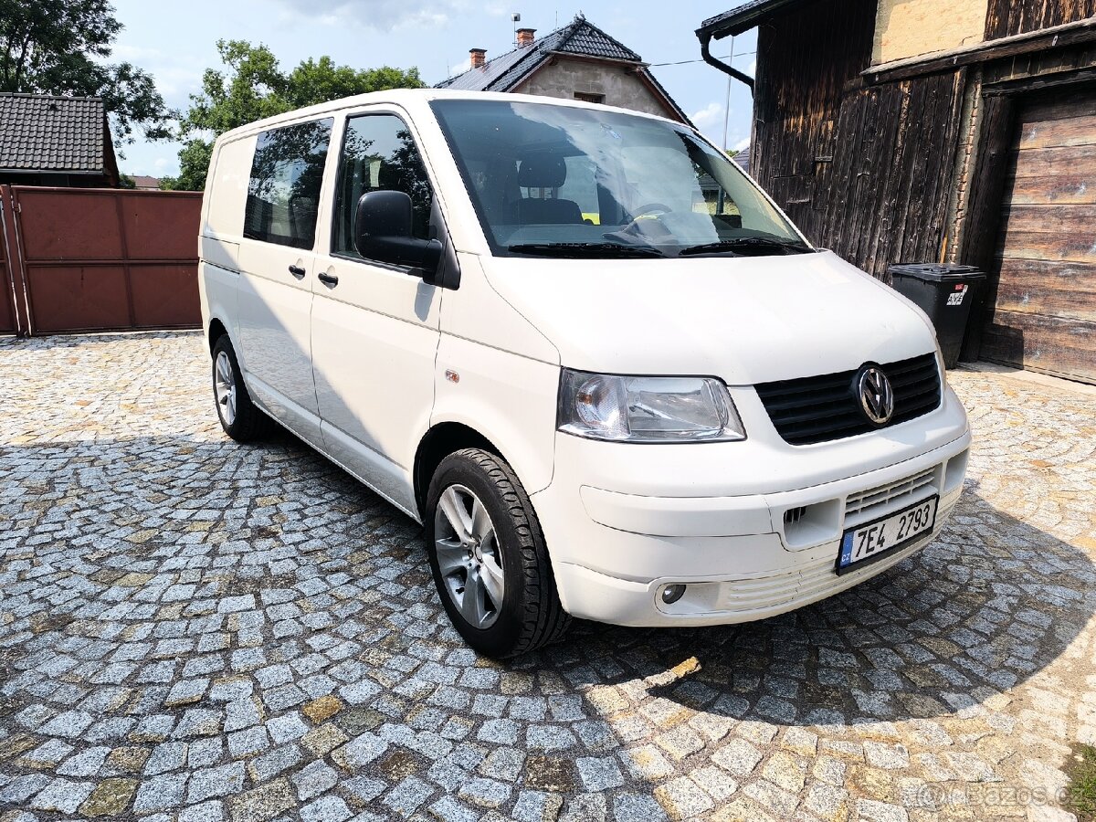 Prodám VW transportér T5 1.9.tdi 5 míst