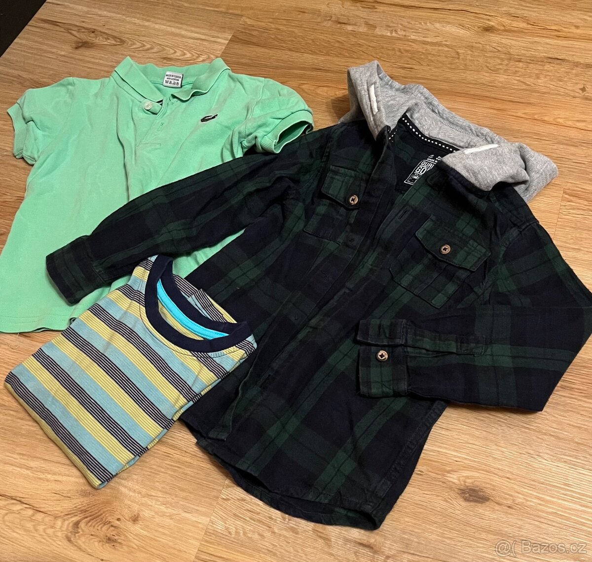 Prodám košili + polokošili Lacoste + tričko