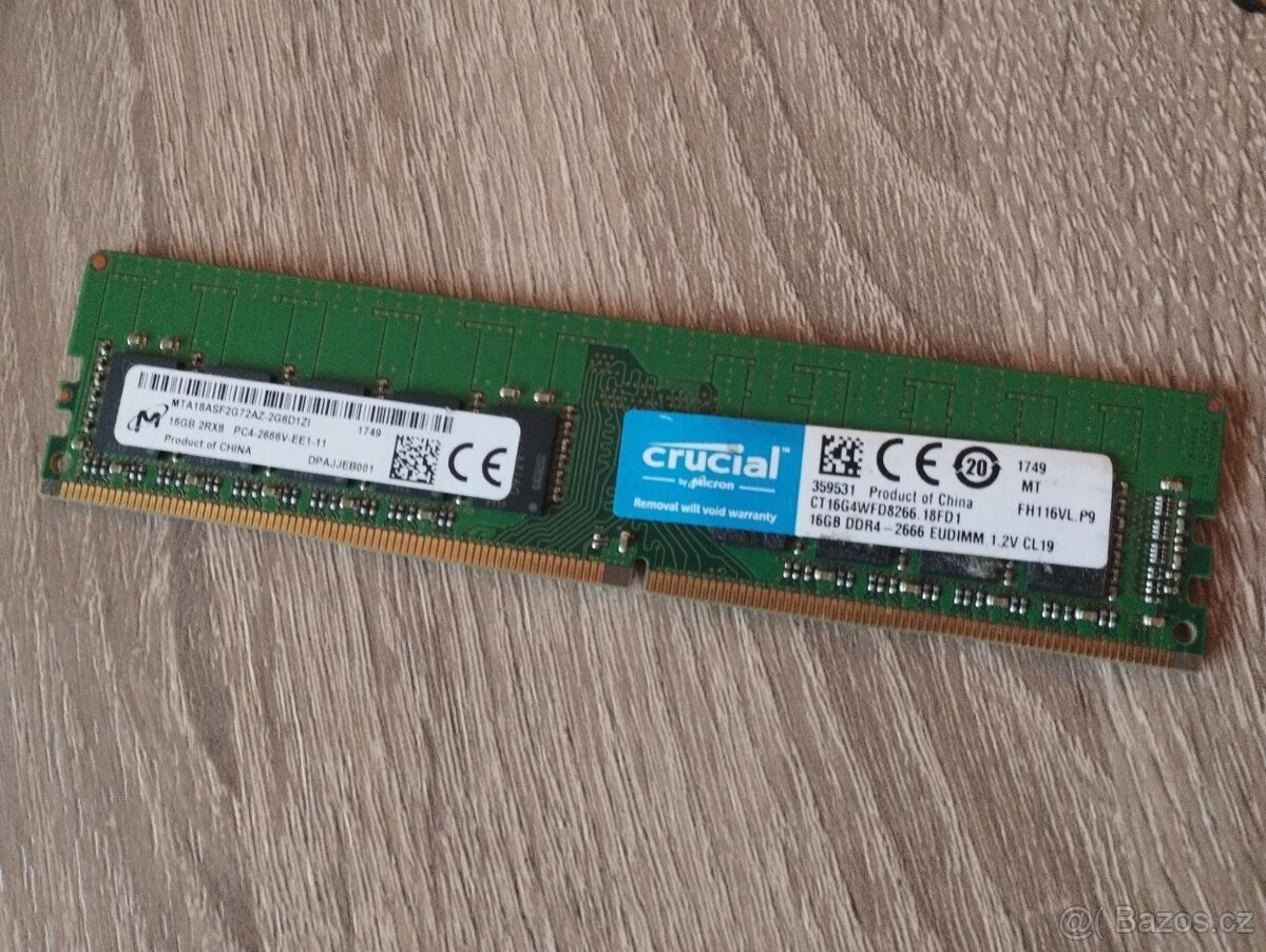 Crucial 16 GB DDR4 2666 MHz