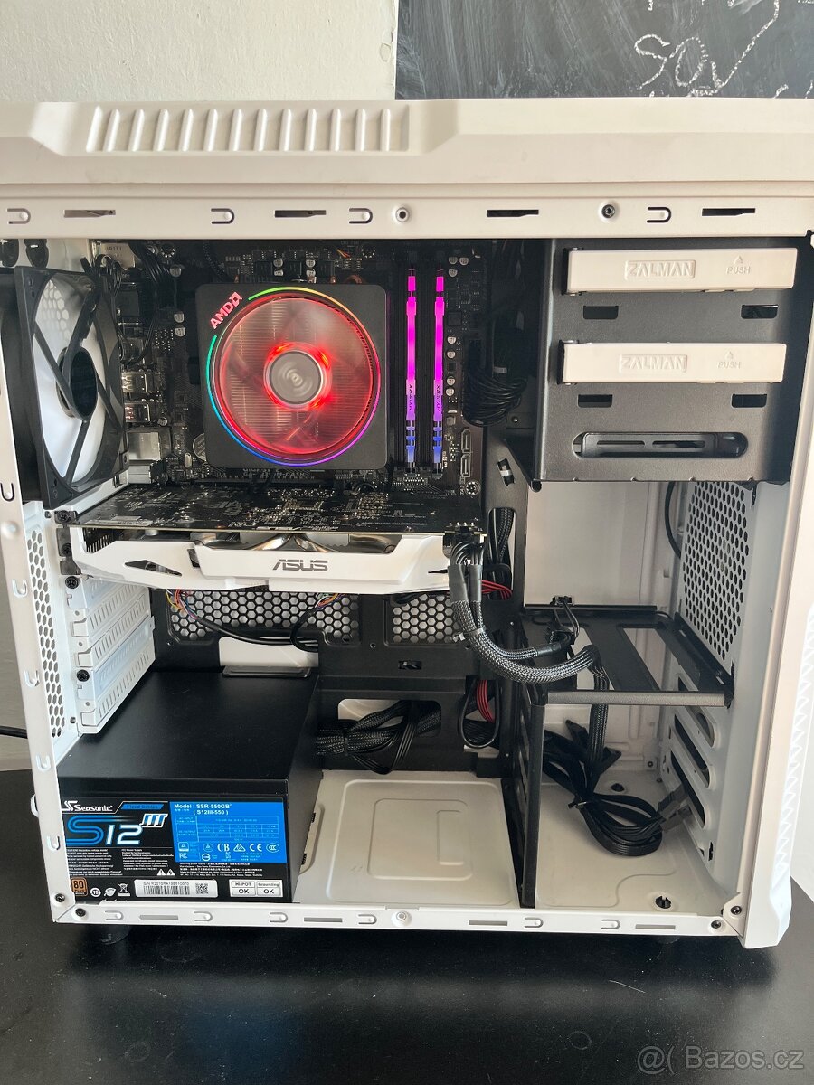 💻 Herní PC – Ryzen 5 3500X, GTX 1060 6GB, RGB, 16GB RAM – p
