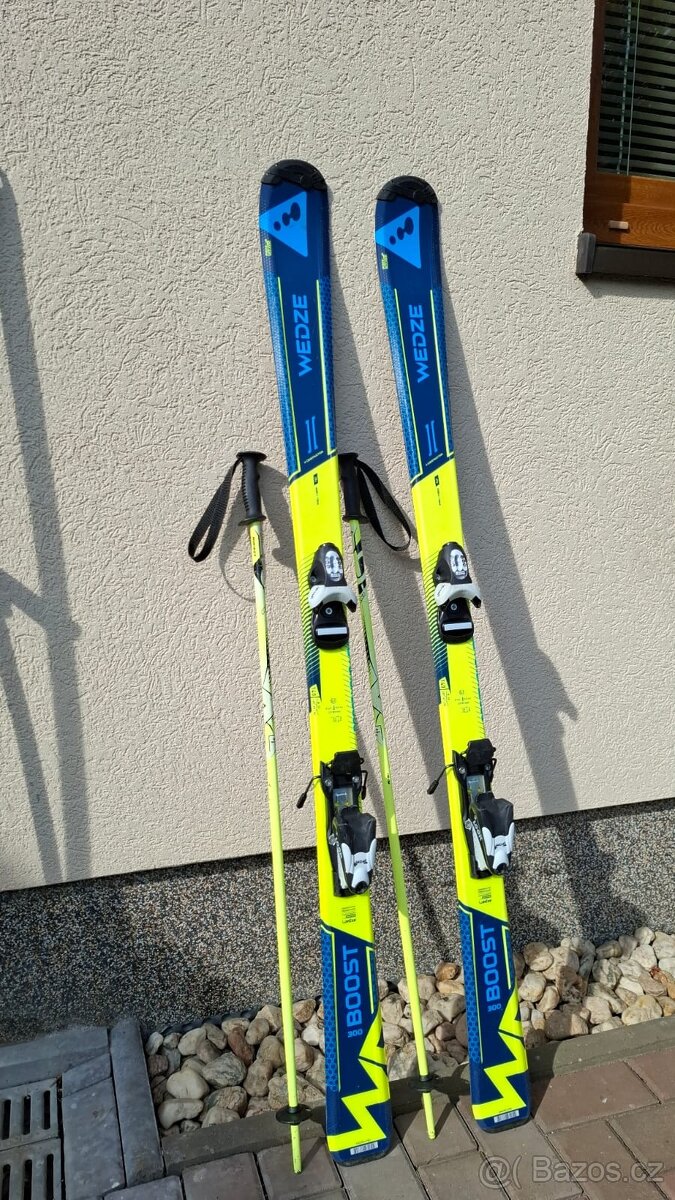 Lyže Wedze 140 cm + hůlky 100 cm