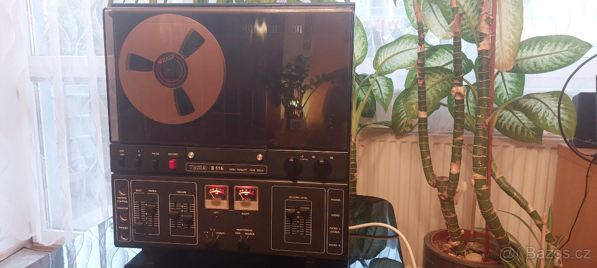 Prodám Cívkový magnetofon B116