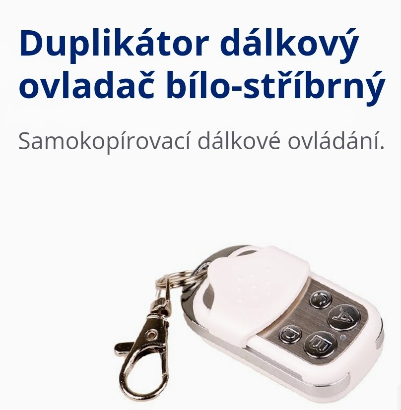 Duplikátor, dálkový ovladač