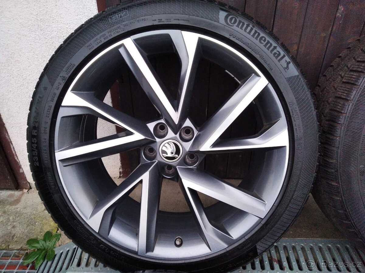 Zimní alu sada Škoda Kodiaq 20" 5x112