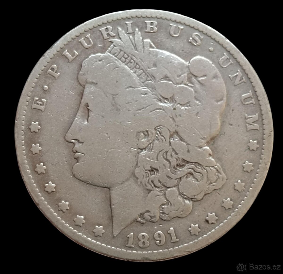 Stříbrný 1 Dollar 1891 O