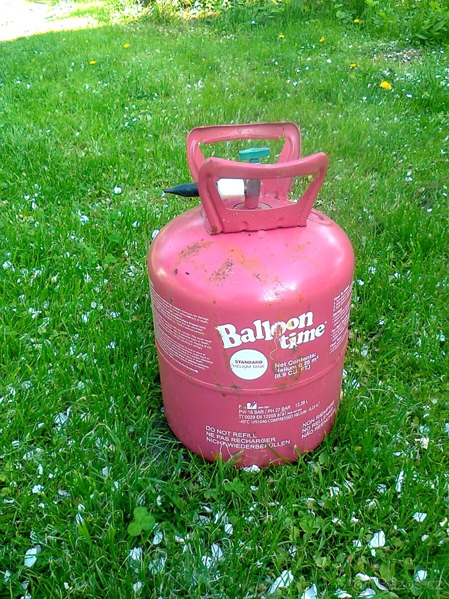 Helium tank na párty,