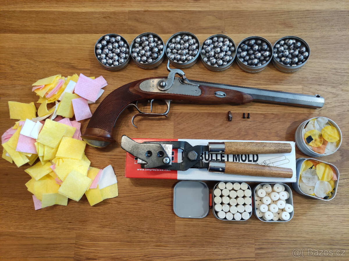 Perkusní pistole Davide Pedersoli - Le Page ráže .44