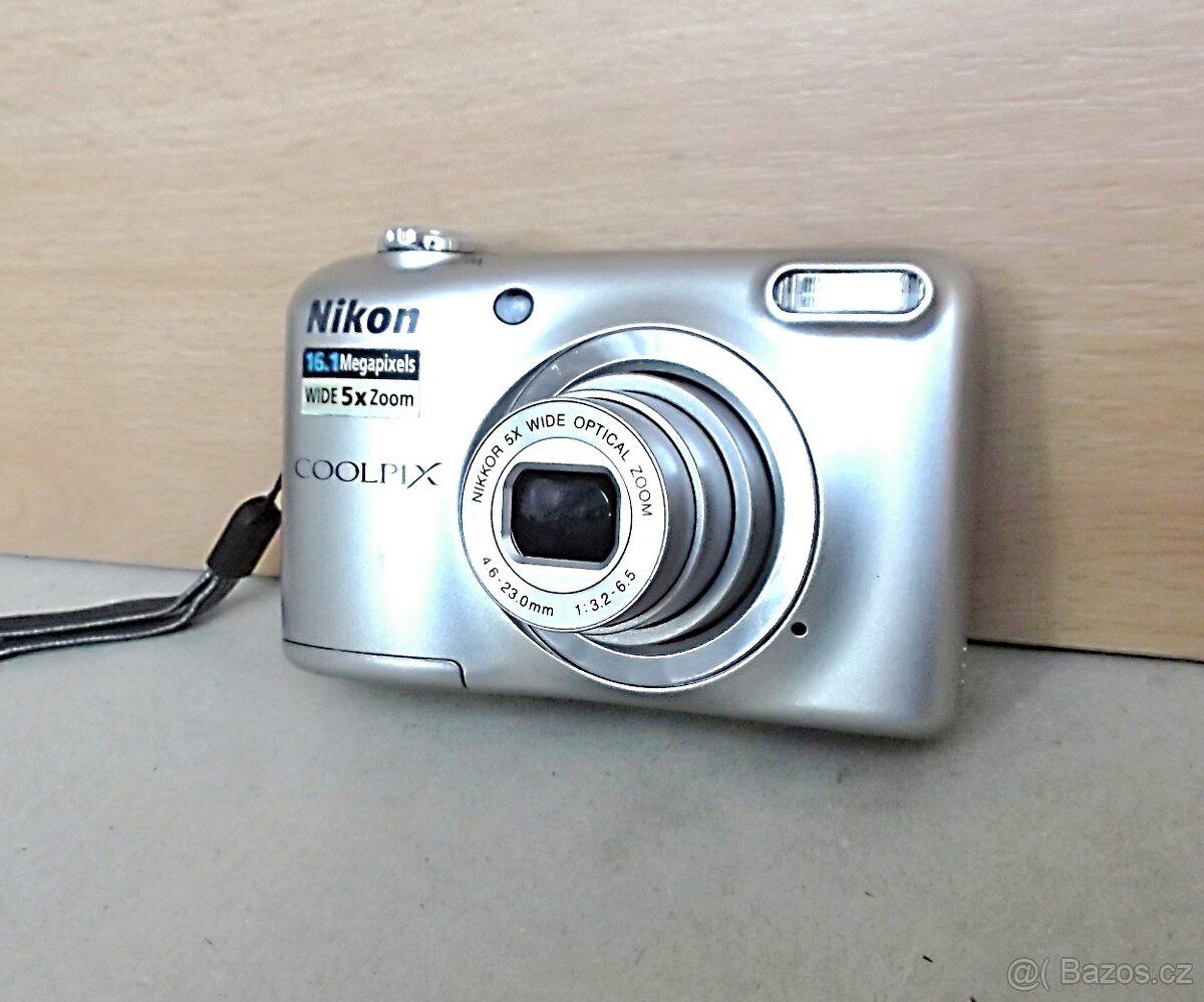 NIKON Coolpix A10, 16 MPX, 5xZOOM, SD 2GB