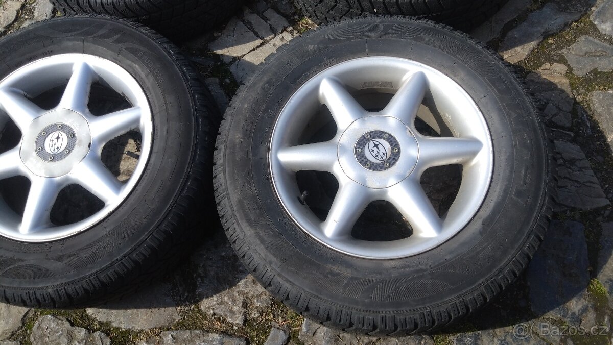 al kola 15 5x100 SUBARU FORESTER + PNEU 205 70 15