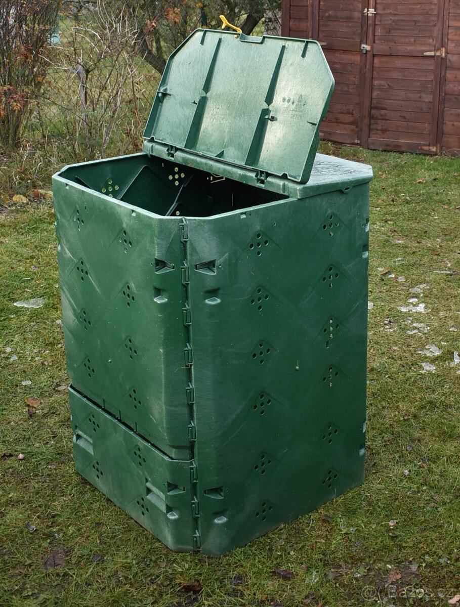 Kompostér JUWEL Bio plastový 600 l zelený