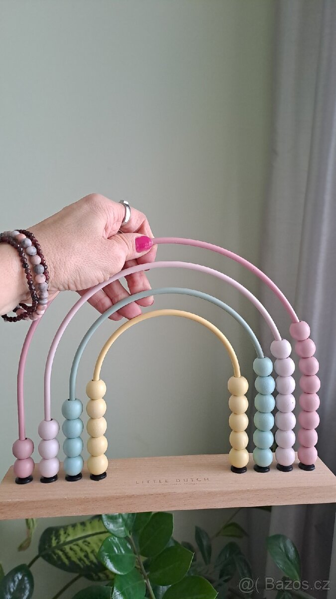 Dřevěné počítadlo LITTLE DUTCH-DUHA