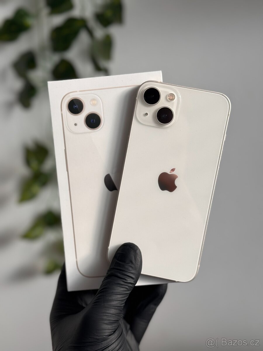 iPhone 13 128GB bílý - 100% baterie
