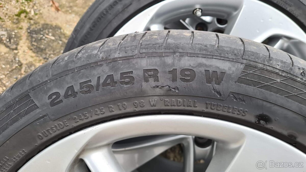 ALU 5x120 s pneu 245/45 R19