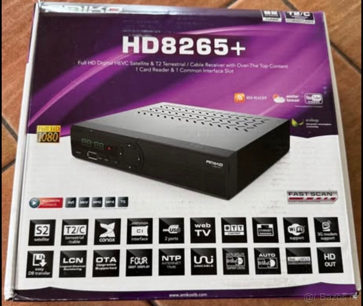Satelitní přijímač Amiko HD8265+