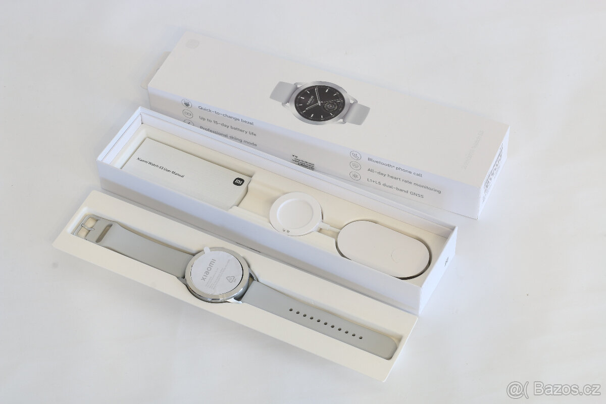 Chytré hodinky Xiaomi S3 Silver - zánovní