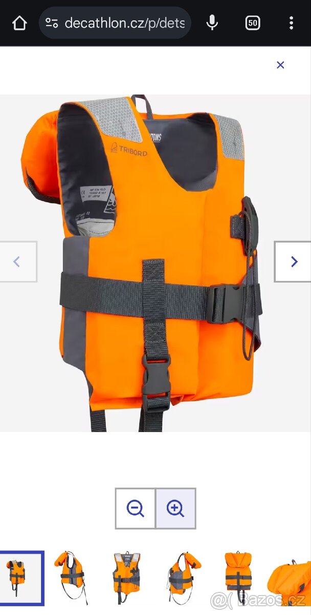 Záchranářska vesta dětská NOVÁ NEPOUŽITÁ