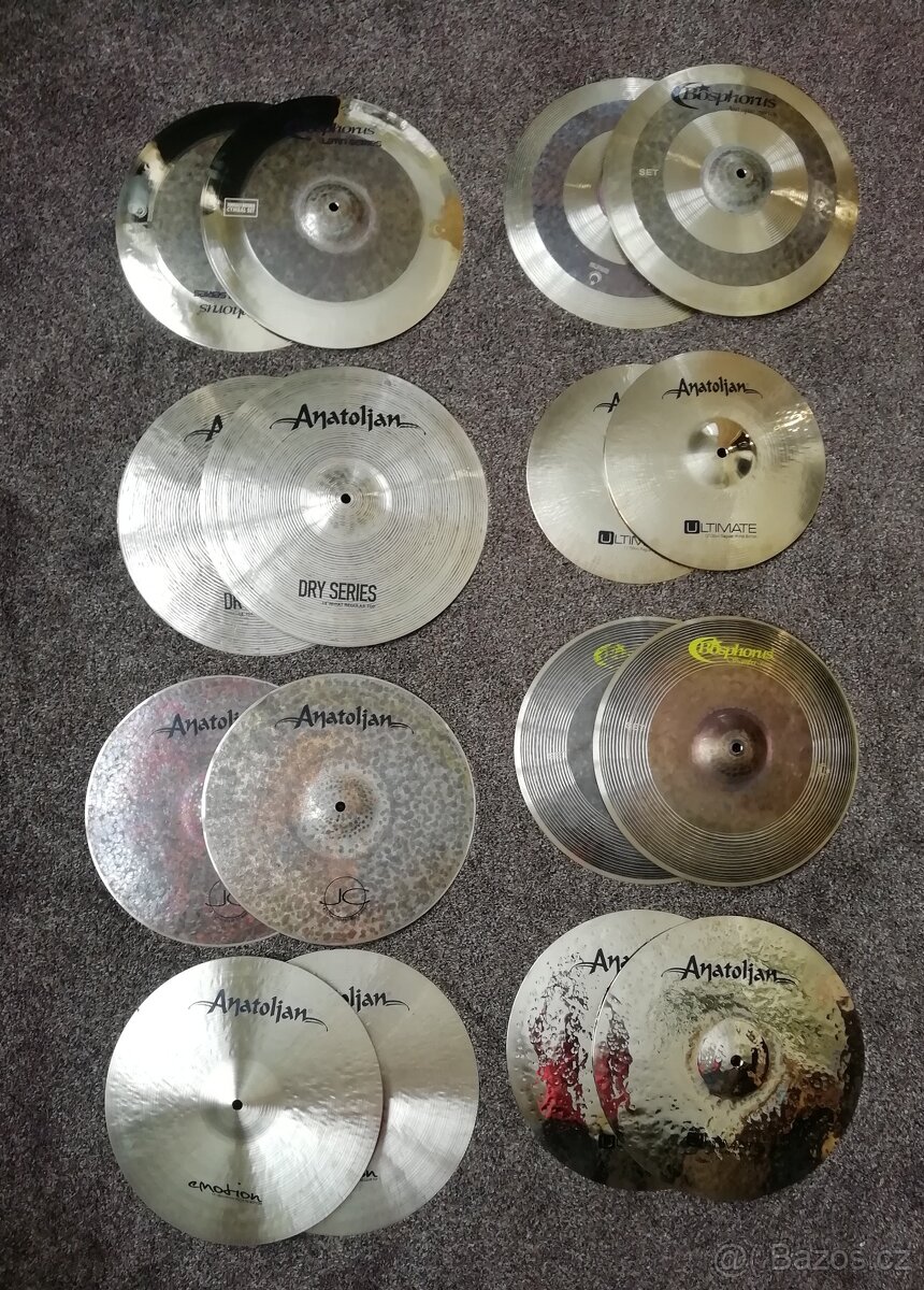 Anatolian Bosphorus 12 13 14 15 hihats