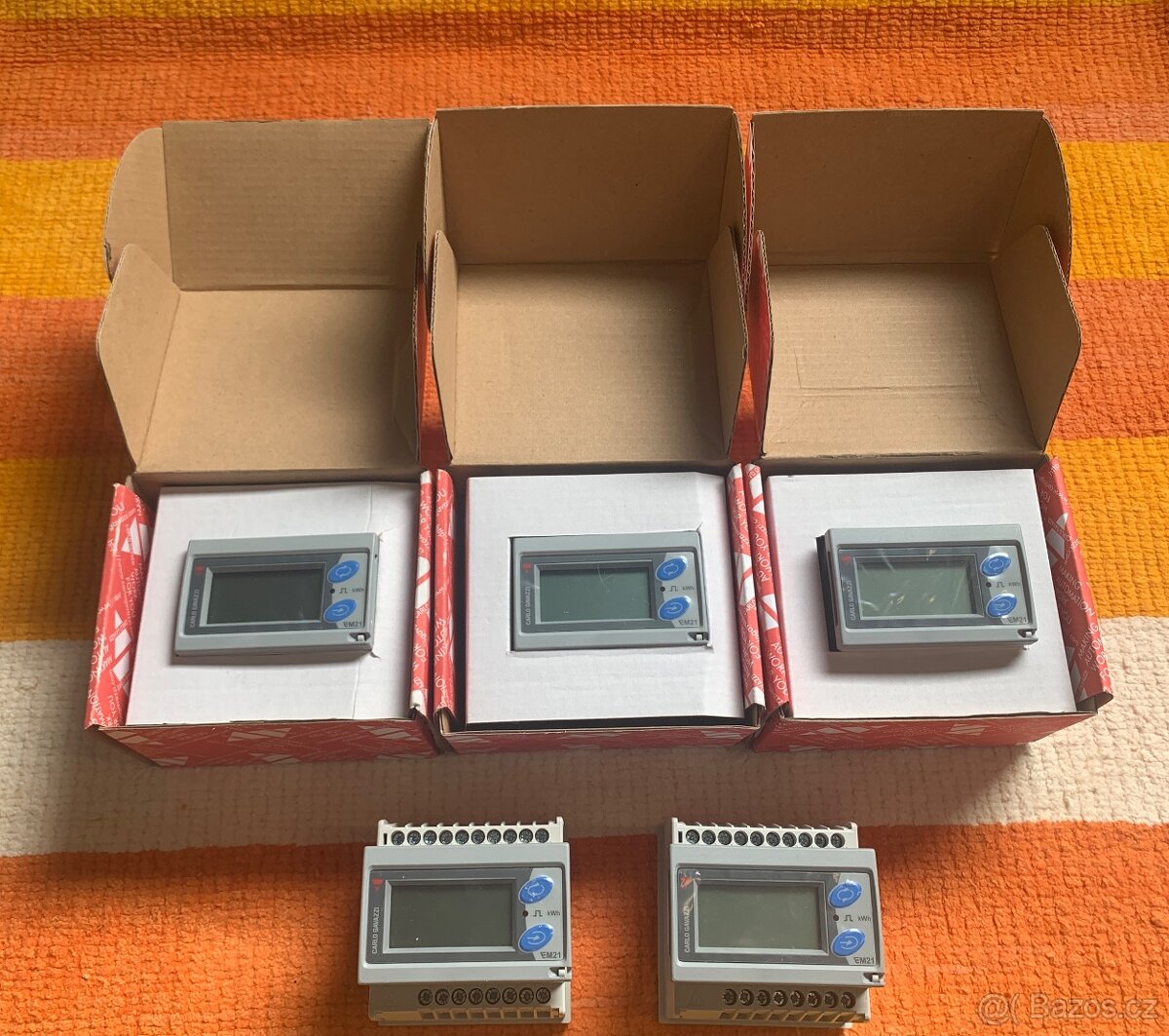 Třífázový elektroměr 3x5A Carlo Gavazzi EM21072D-AV63X-OXX