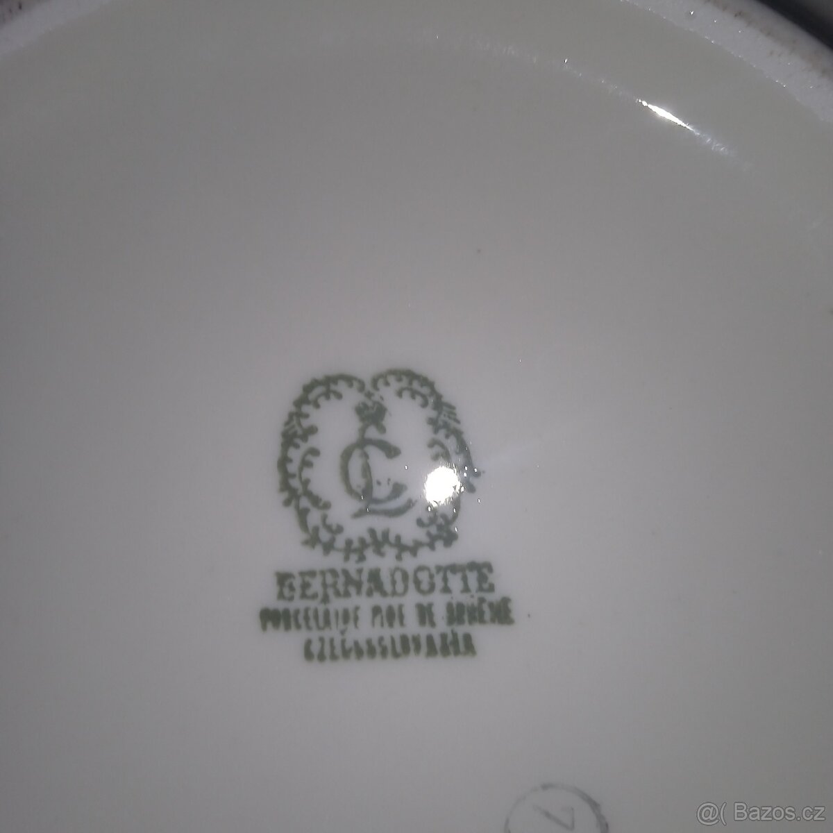 Porcelánový servis tři grácie luxusní pozlacený
