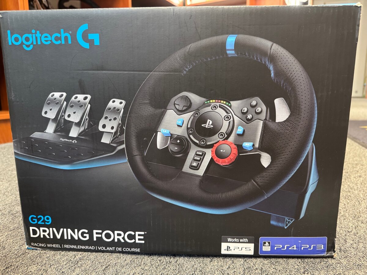 🏁 Logitech G29 – Herní volant + pedály – TOP stav 🏁