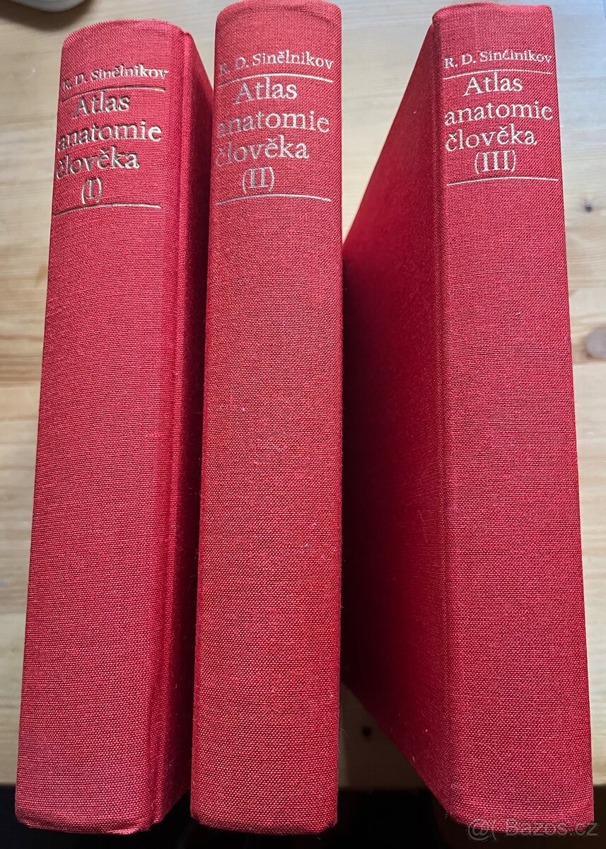 Atlas anatomie člověka I.-III.
