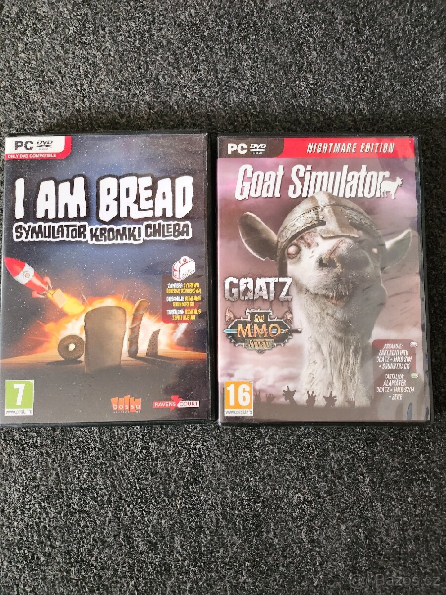 PC hry - originál, I am bread, goat Simulator