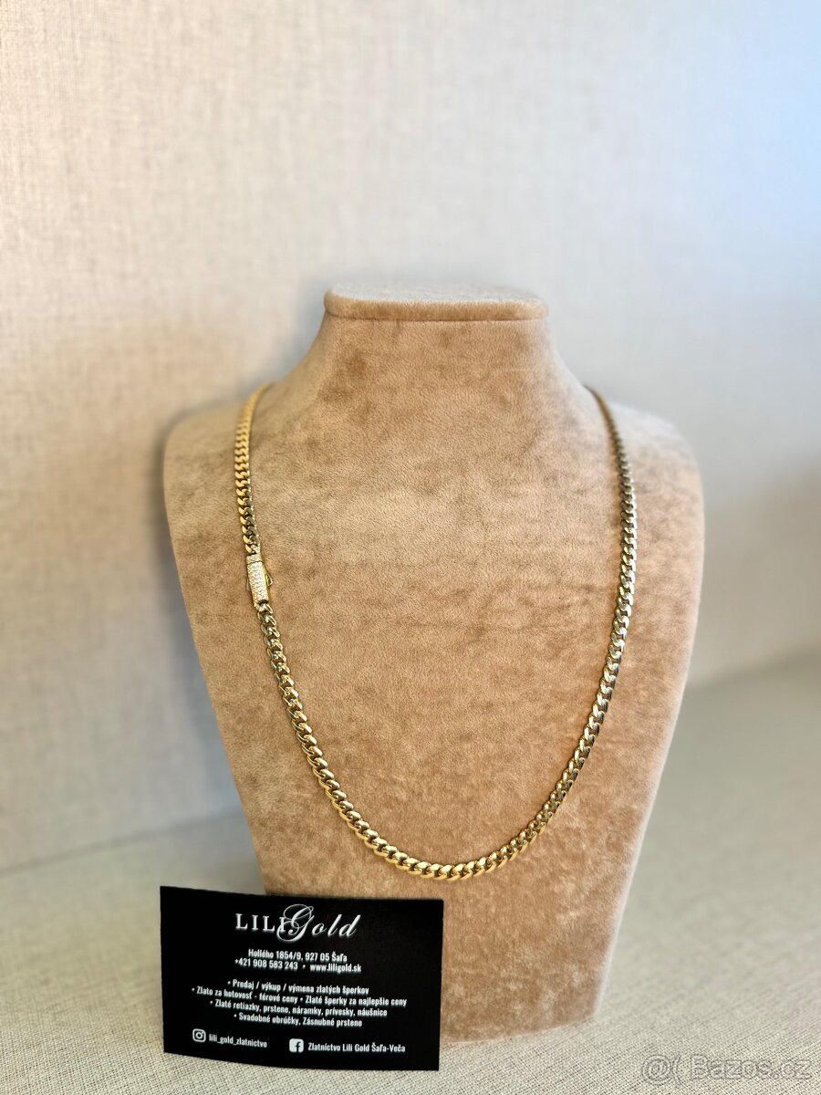 Zlatý řetízek 19.32g Nový puncovaný