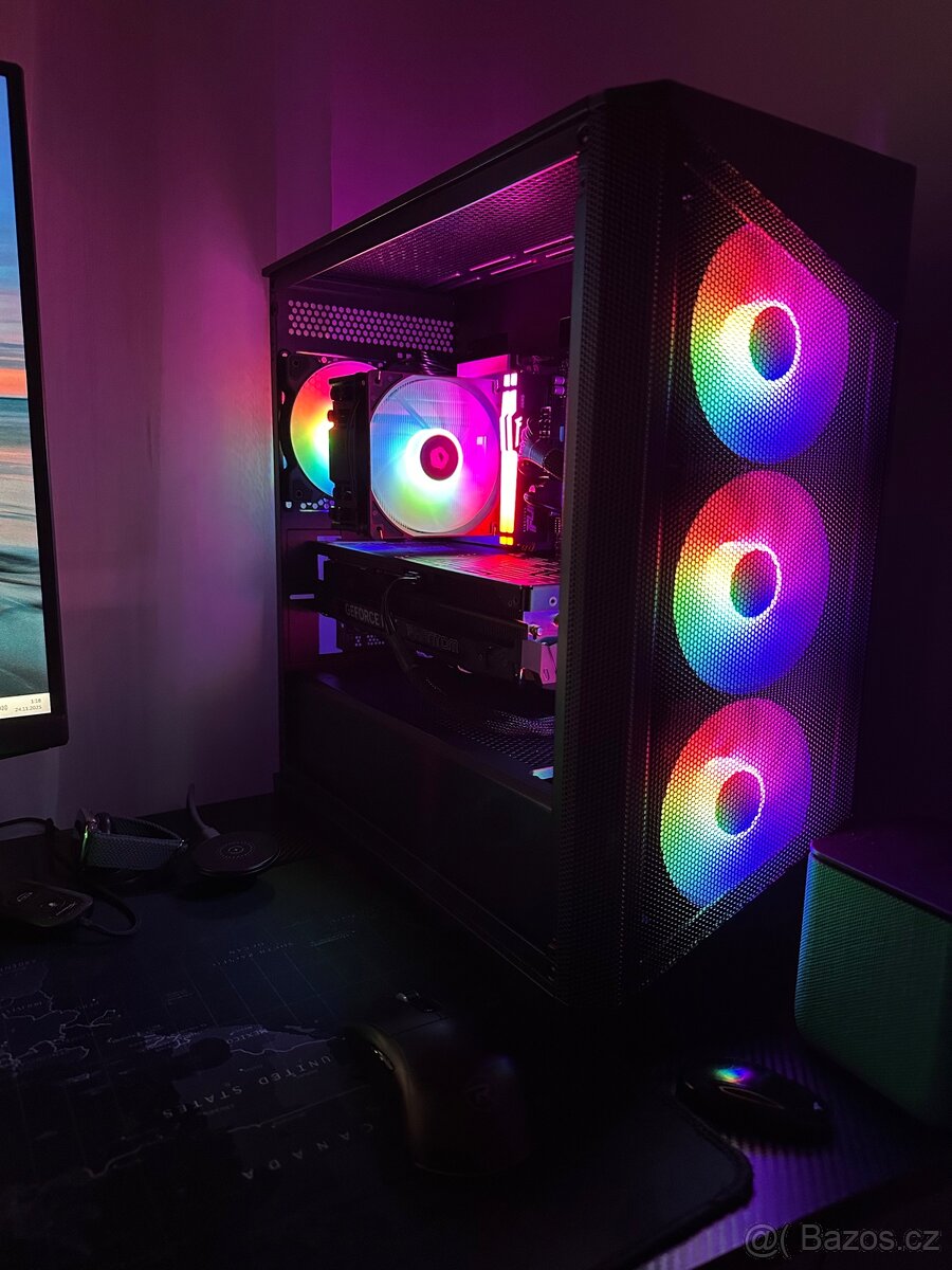 Herní PC RTX 4080 intel Ultra 235 32gb ddr5